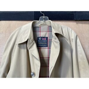 VTG‎ Austin Reed Men's Trench Coat 42R Glen Eagles Made In USA